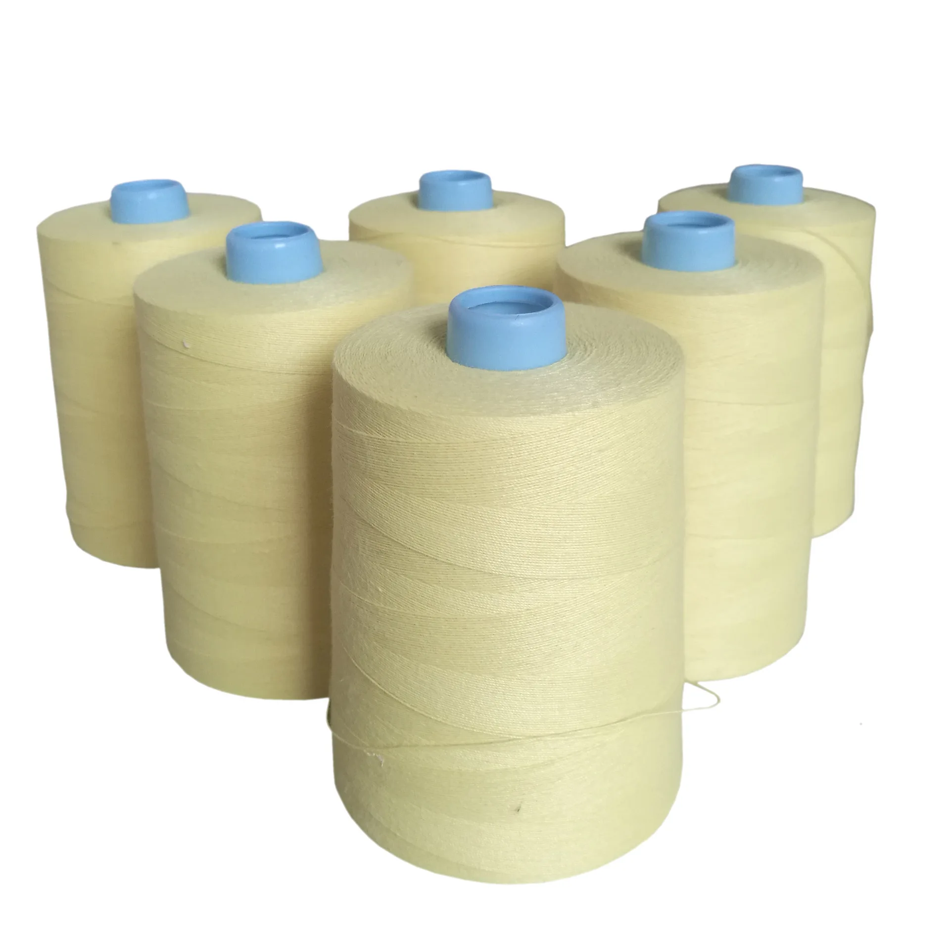Hot sale spun polyester colored sewing cotton threads all shades for clothing weaving popular in worldwide