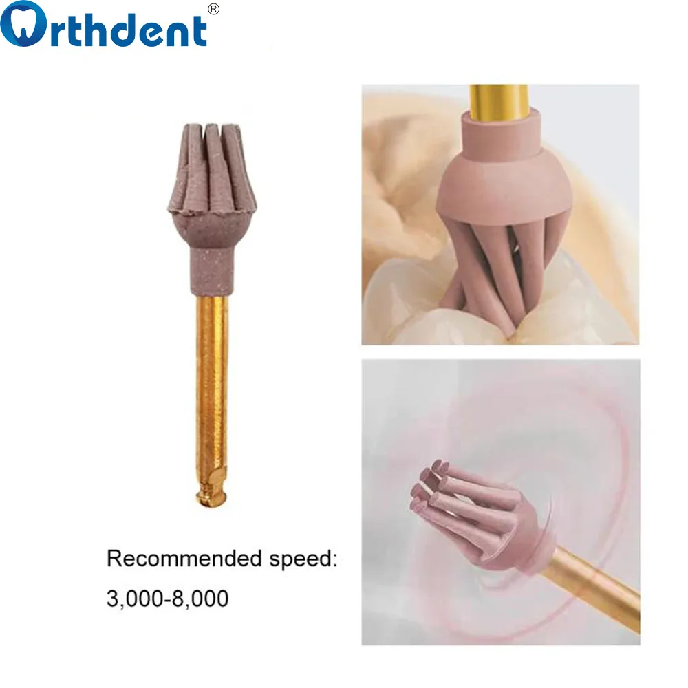 Orthdent Dental 4Pcs/Kit Resin Polish Eagle Claw Wheel Eight-jaw Rubber Polisher Composite RA Disc Kit Dentist Tools Polishing