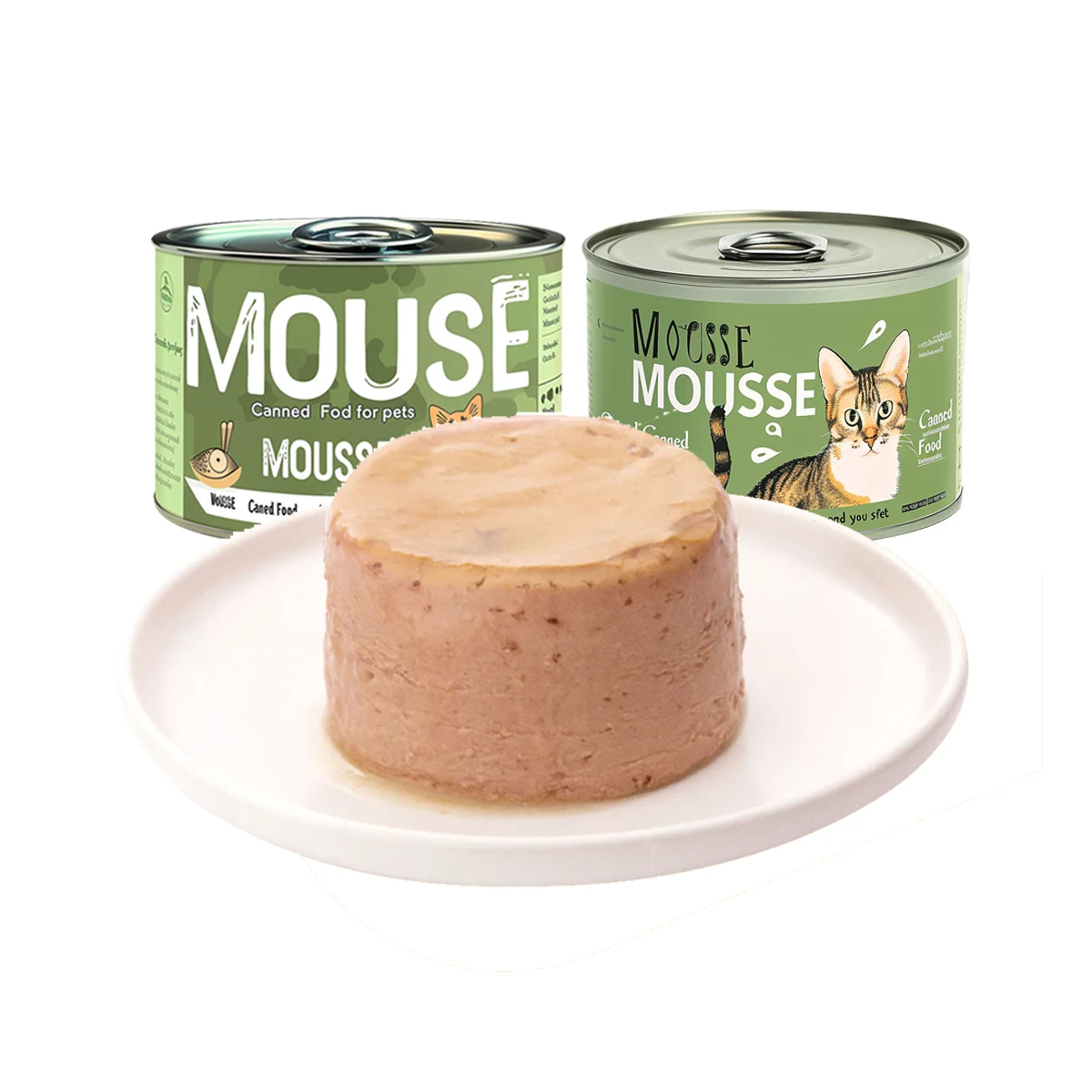 Fresh Meat Balanced Diet Cat Snac Fish Beef Chicken Cat Cans Creamy Treats Pet Food