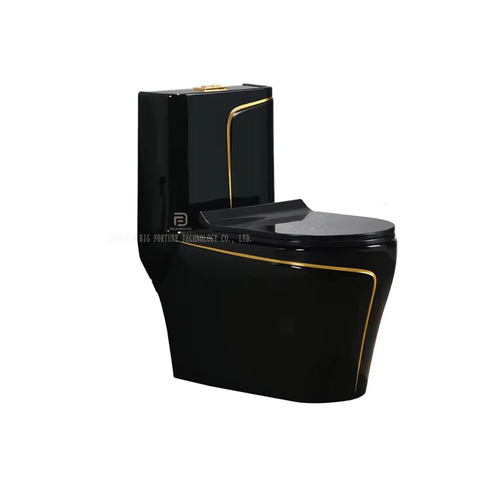 Modern Sanitary Ware Porcelain Inodoro Round Commode Toilet Bowl Bathroom Ceramic Green Color One Piece Toilets