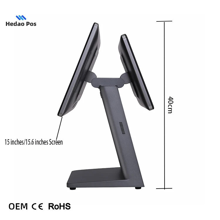 13.3 Inch Dual  Touch Screen android tablet cash register Self Pay Machine With Cash Register Whole Set