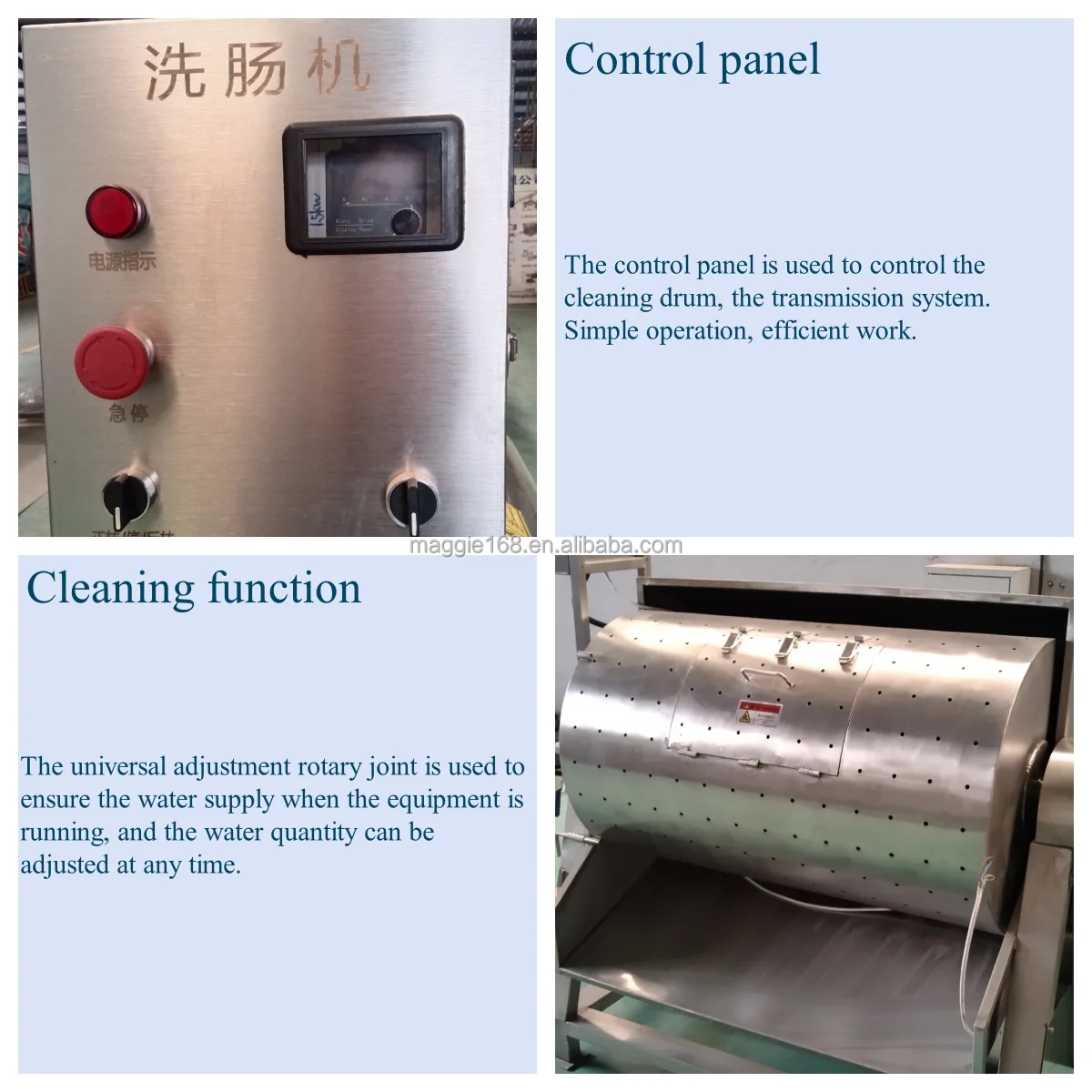 Intestine Cutting and Washing Machine Cassava Starch Zero Discharge of Wastewater Potato Juice Tapioca Scraper Drum Dryer
