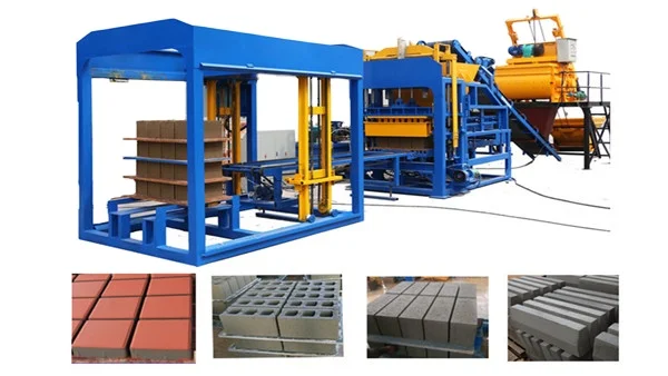 QT4-15 автоматическая машина по производству Бетонных блоков асфальтоукладчик для бетонных кирпичей полноавтоматический кирпичеделательный пресс