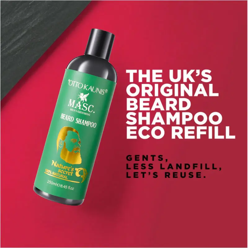 Factory Price OEM Professional Organic Beard Growth Oil Beard Care Kits with Beard Wash and Conditioner
