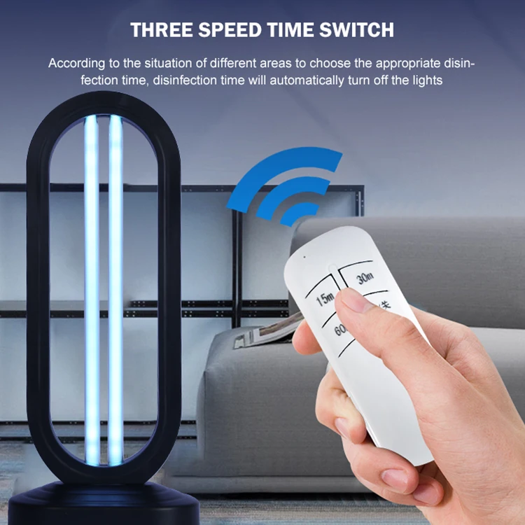 Wholesale UV Lamp Room Sterilizer Remote Anti-Acne 38W Light UV Sterilization