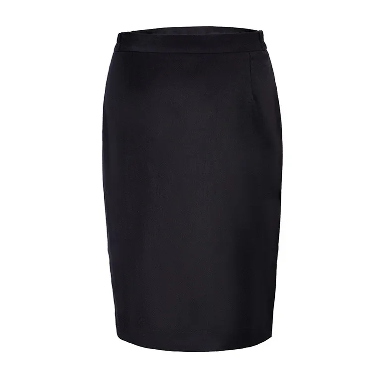 New fashion professional black package hip skirt midi skirt formal work skirt