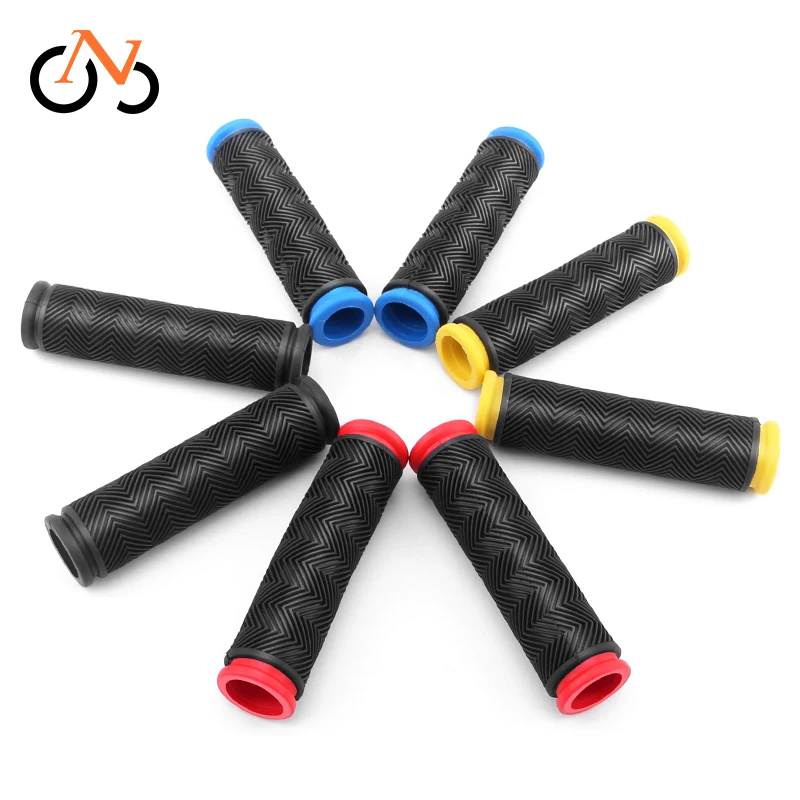 Wholesale Cycling Grips Ultralight Rubber Fixie  Bmx/Mtb Loam Bicycle Grip Non-Slip Mountain Bike Grip