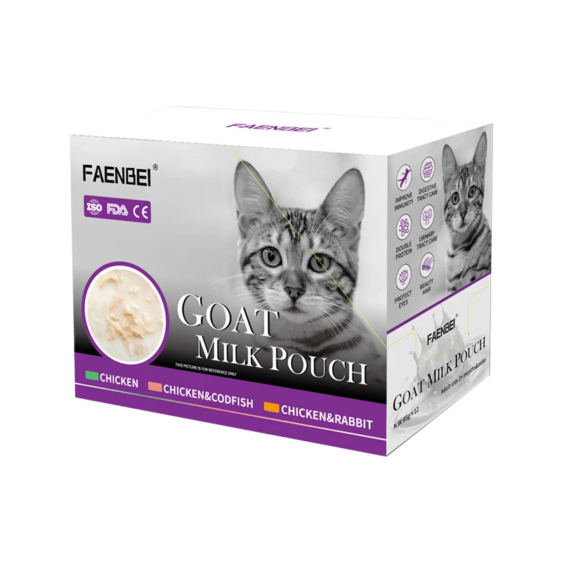 OEM Proplan котенок куриный козий мешок для молока кошачье лакомство домашних животных влажный корм