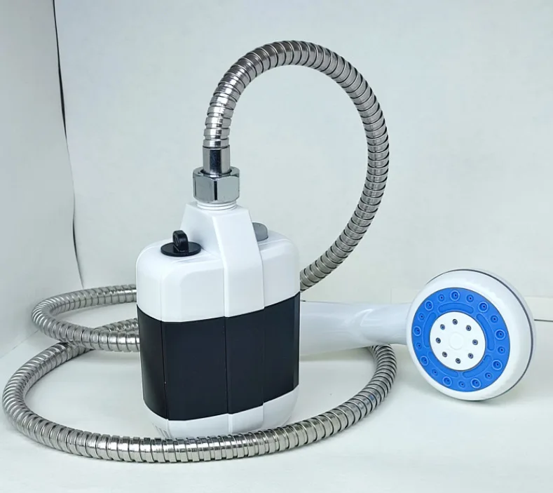 USB Rechargeable Outdoor Bath & Hand Shower Gadget Portable Plastic Electric Shower for Home Dormitory Rural Rental