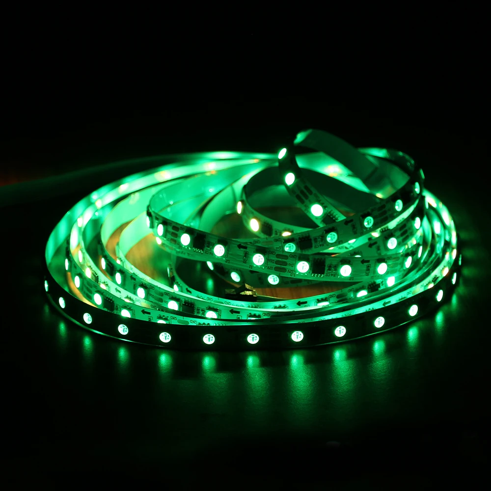 Smd 5050 12v Addressable Rgb Led Strip Light Internal and External Control Integrated Light Strip