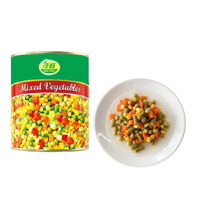 Factory sales manufacturer price canned mixed vegetables canned potato peas/beans/sweet corn/carrot in brine