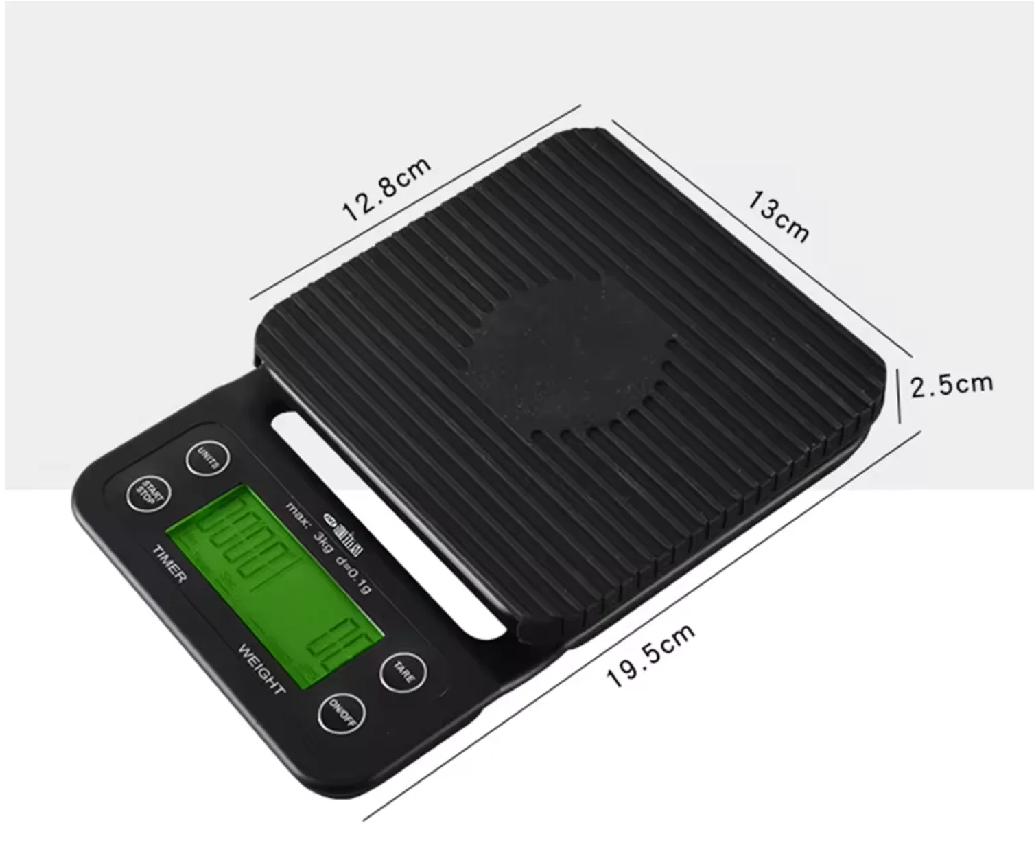 Wholesale custom compact electronic coffee scale smart felicita kitchen weighing scale with tiny timer 3kg/5kg/0.1g