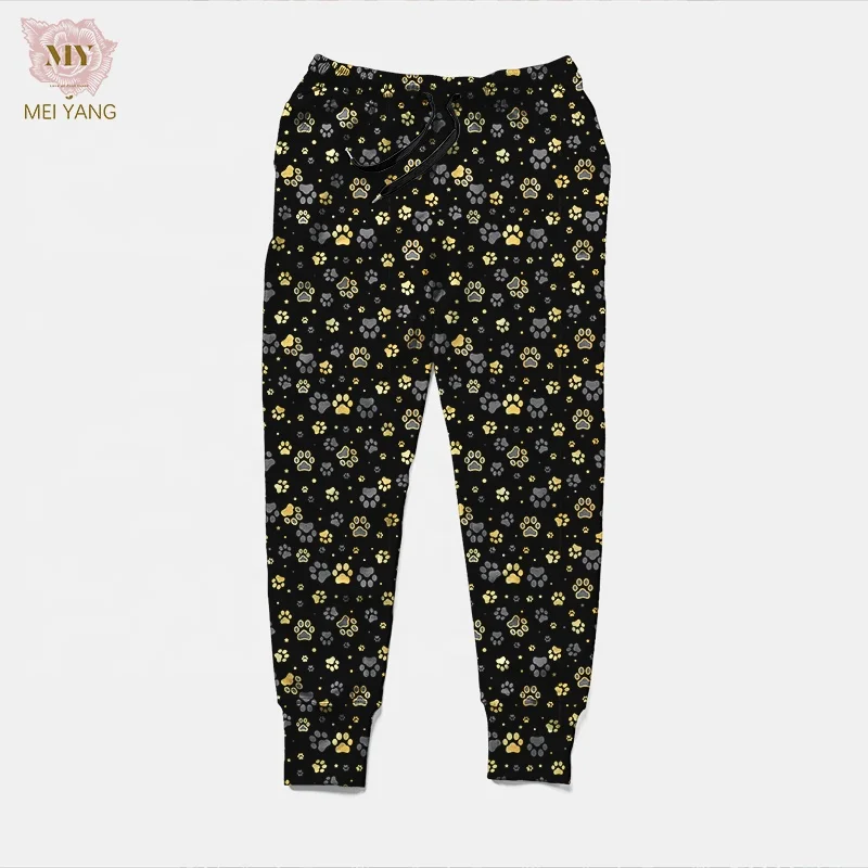 Custom 2-12 years boy kids high quality drawstring joggers 230gsm buttery soft sweatpants dog printed toddler boys pants