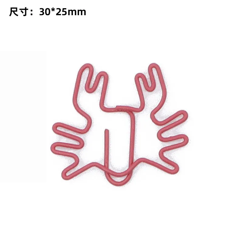 Different Animal Shape Paper Clips for Bookmark, Notebook, Office use