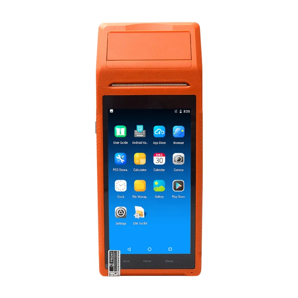 POS терминал PDA Беспроводной Wi-Fi термопринтер с системой