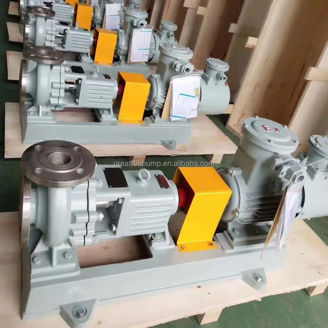 IH Single-stage Centrifugal Pump Industrial Pump with Customizable Mechanical Seal