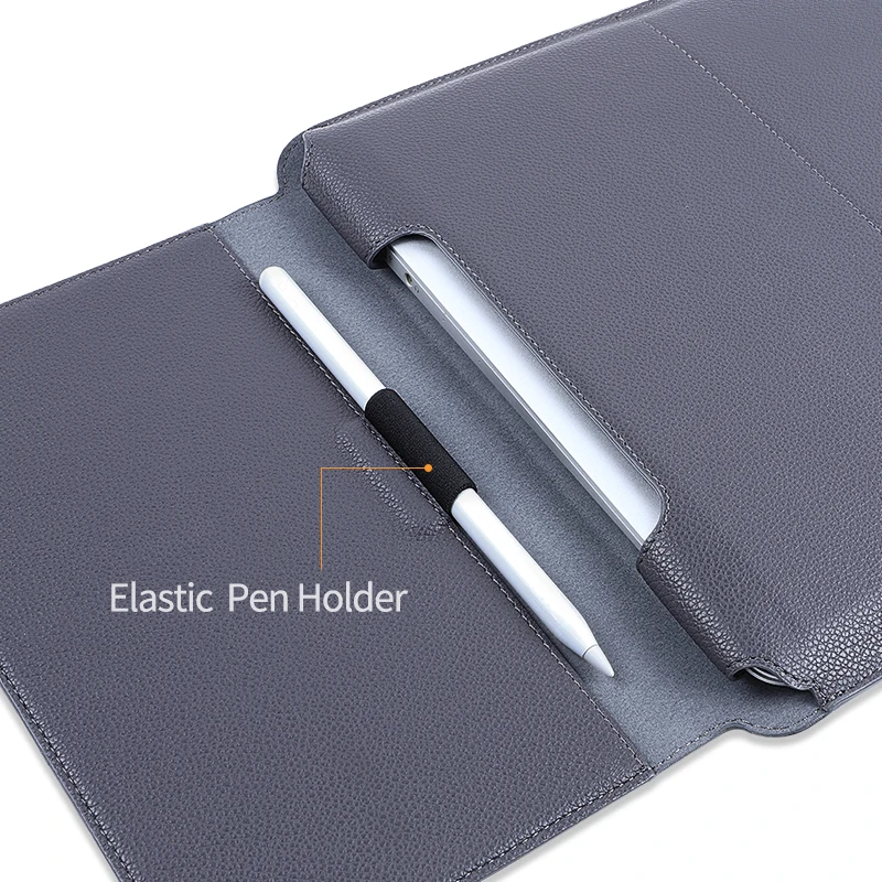 OEM/ODM custom easy carry unisex high end black Smart magnetic business leather laptop bag with stand 13.3 14 15.6 16 inch