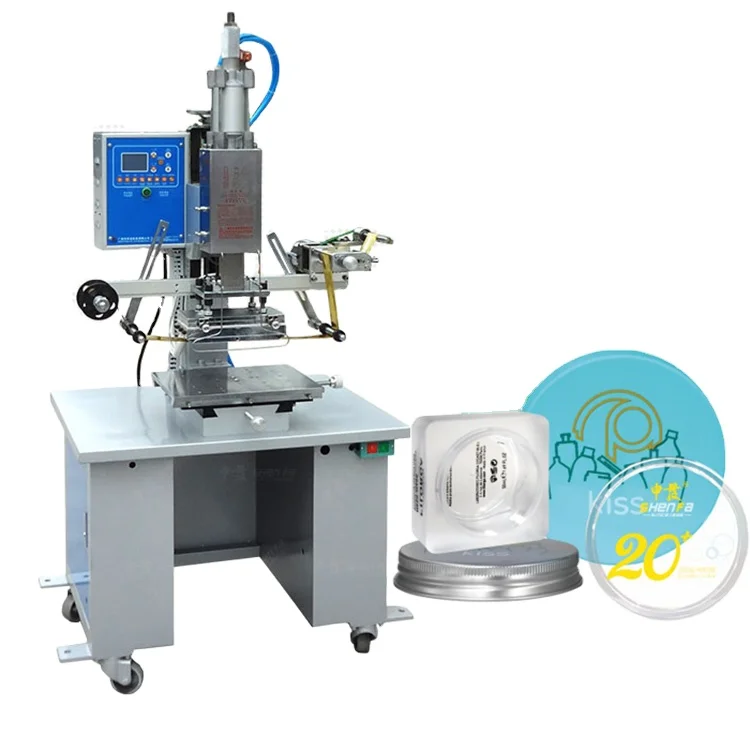 Hot Stamping Machine For Plastic Flat Surface PVC Card Gift Box Heat Press Gold Foil Stamping Golden Foil Printing machine