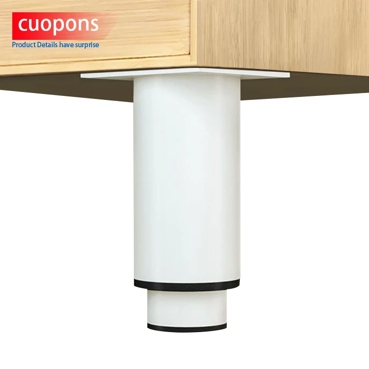 Toco Height Adjustable Decorative Solid Stainless Steel Metal Furniture Cabinet Bed Frame Legs Furniture Sofa Legs For Table