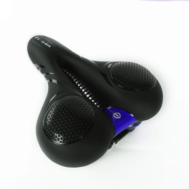 2022 NEW mountain bicycle accessories silicone breathable bicycle seat with bright rear light
