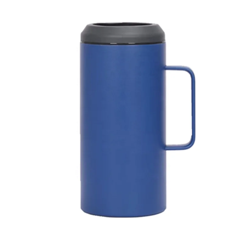 Factory Wholesale Insulated Beverage Metal Tall Skinny Can Double Wall Slim 40 Oz Beer Bottles Cooler With Handle