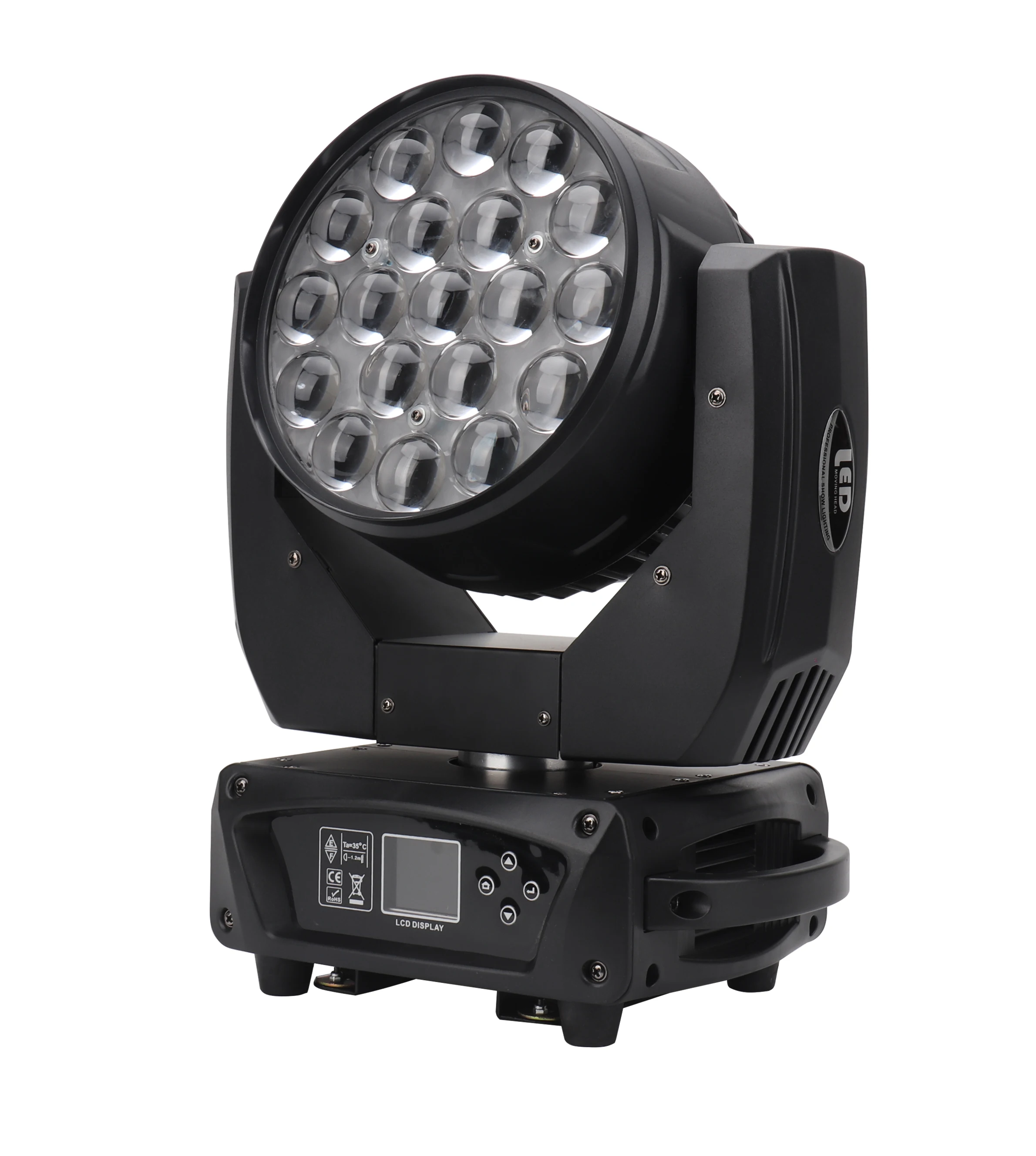 19pcs Zoom LED 4in1 RGBW Dj Moving Head Led Stage Light