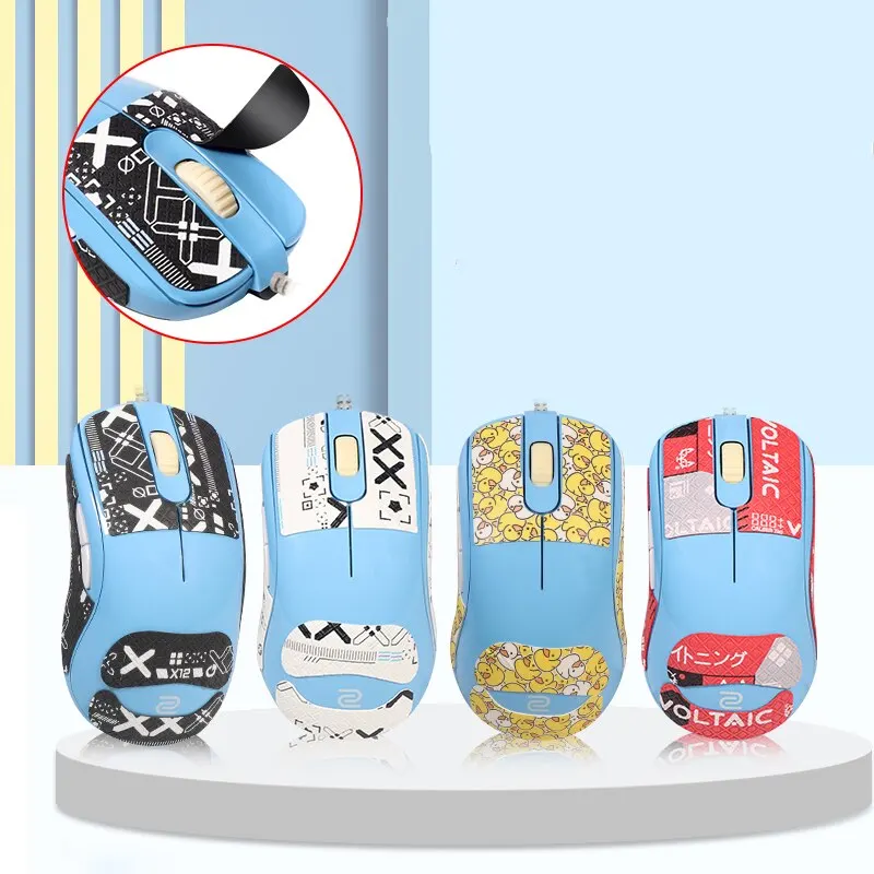Mice Sticker Anti-Slip Mouse sticker For FK1 FK2 fk1+ Gaming Mouse Printed Full / Half cover