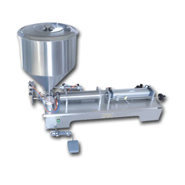 One heads Semi-Automatic Ointment paste filling machinery spices filling machine  high accuracy viscous liquid filling machine