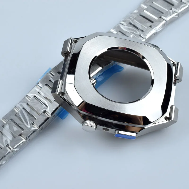 Newest Luxury Diamond Case 44mm Stainless Steel Smart Watch Case for Iwatch Series 6/5/4/SE