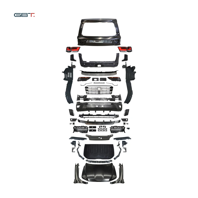 GBT 2022 New Product 2008-2020 Land Cruiser LC200 Headlight Bumper Upgrade To LC300 Style Body Kit For Toyota Land Cruiser 200