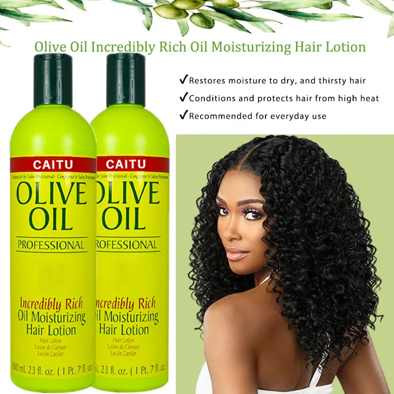 Anti-dandruff Aloe Vera moisturizing Restore olive oil hair products wholesale for dry curly hair