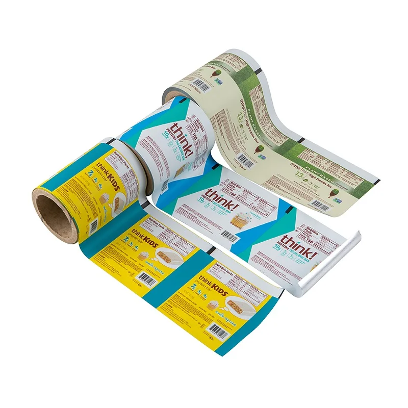 Pvc Sugar Stick Packaging Paper Lamination Print Sealing Products Film Roll For Chocolate