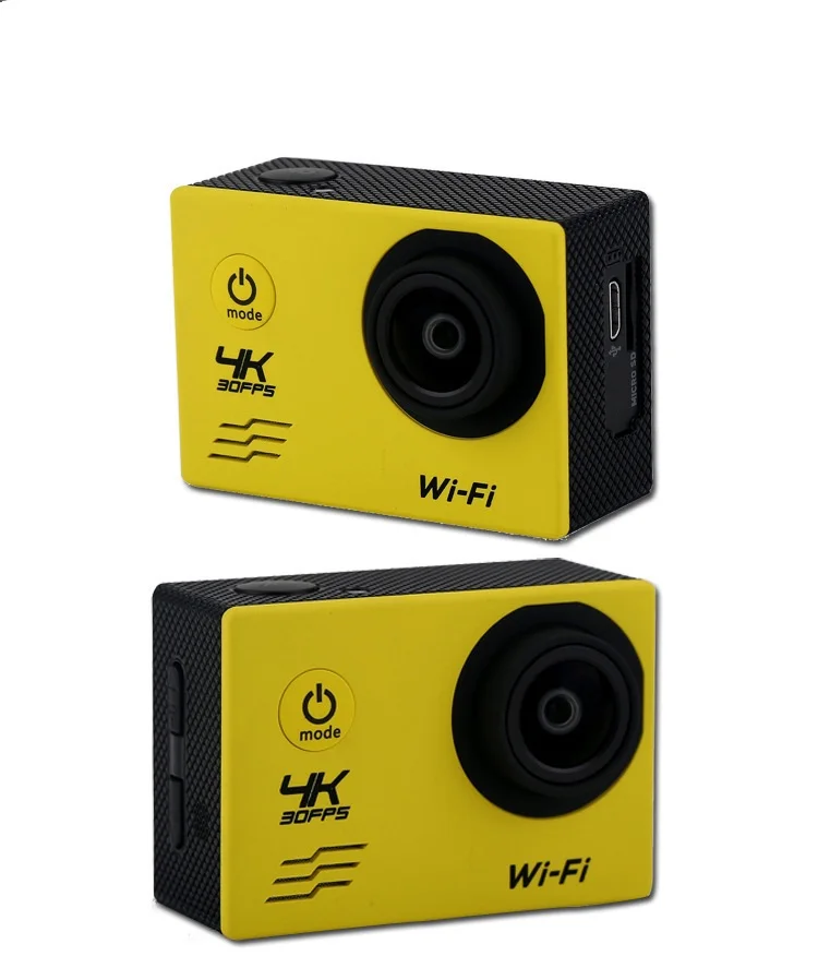 Спортивная Экшн-камера Kingtae WiFi 4K Go Pro уличные водонепроницаемые спортивные камеры для