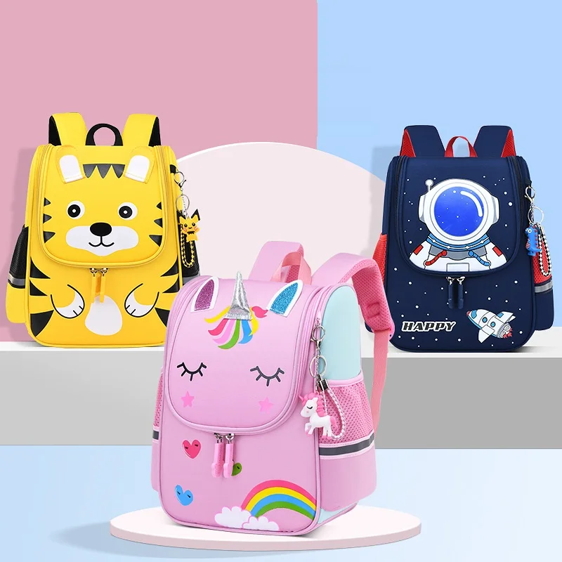 New trend cute  cartoon unicorn pink children backpacks kindergarten schoolbag kids schoolbags for girls