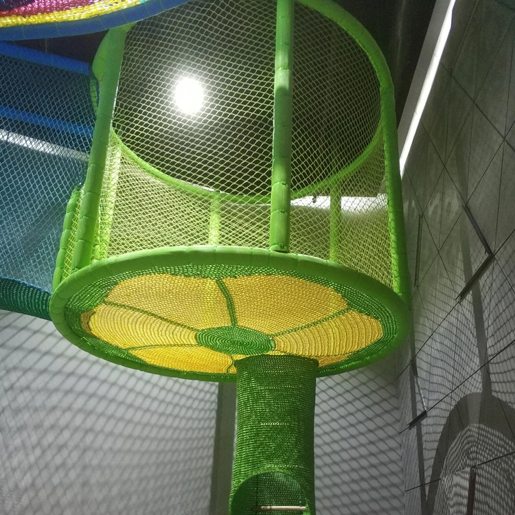 
kids Yoyo Island Swing Nets Tribe Colorful Climbing Rope Netting Cheerful Soft Play for baby swing 