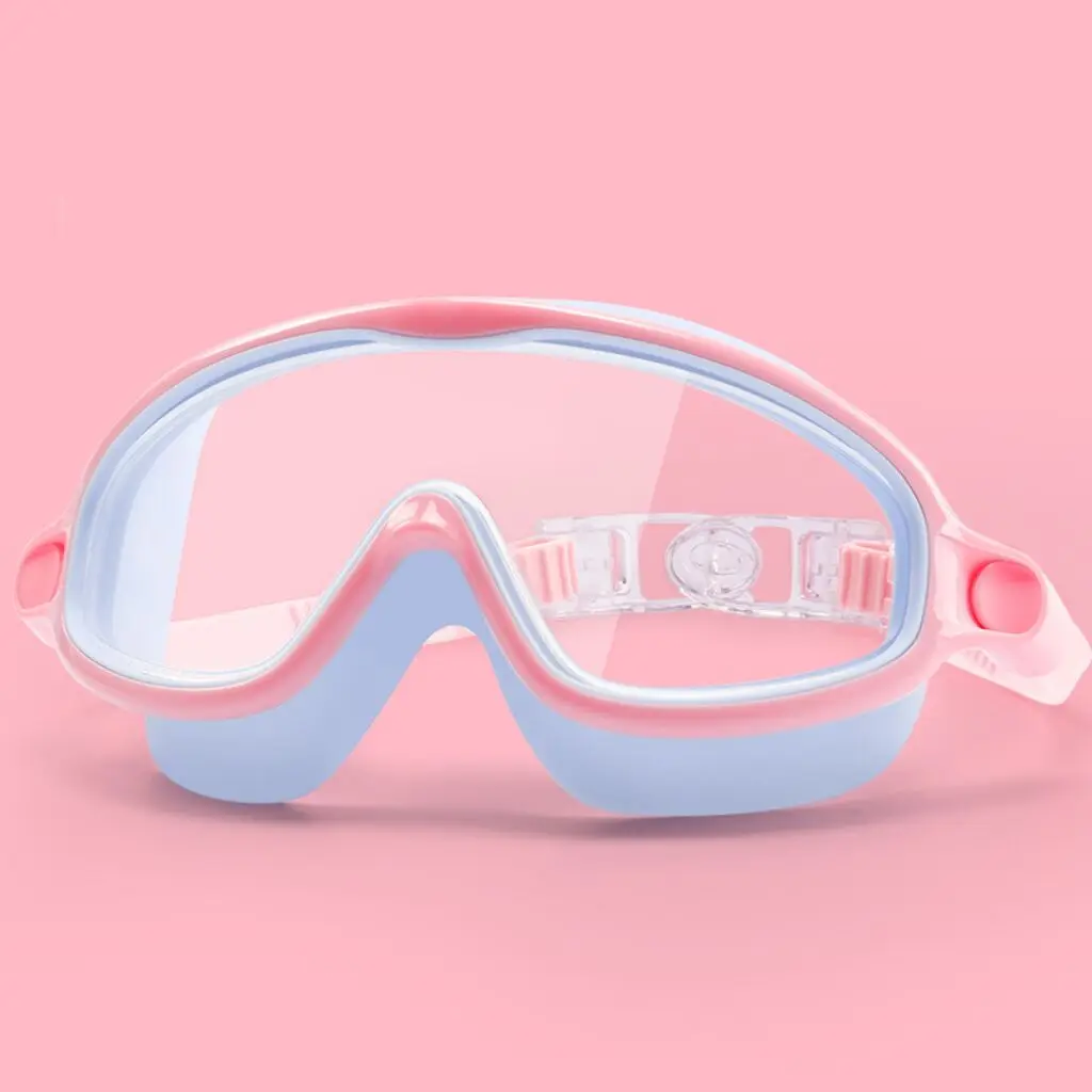 swimming  glasses wide view frame eyewear Anti scratch colorful Anti UV swimming goggles for kids 3-15