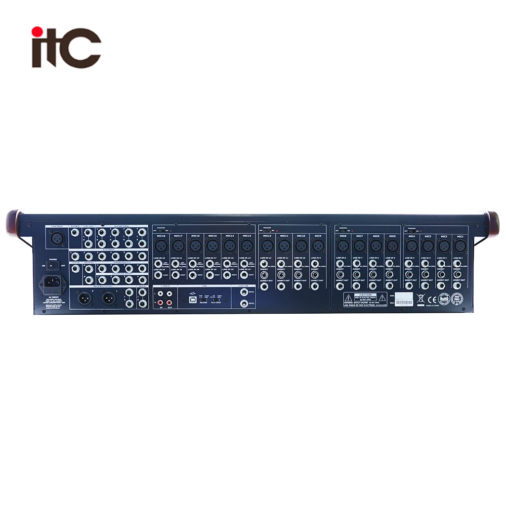 
High quality 24 channel digital usb audio mixer console som profissional dj mixer audio sound mixer 