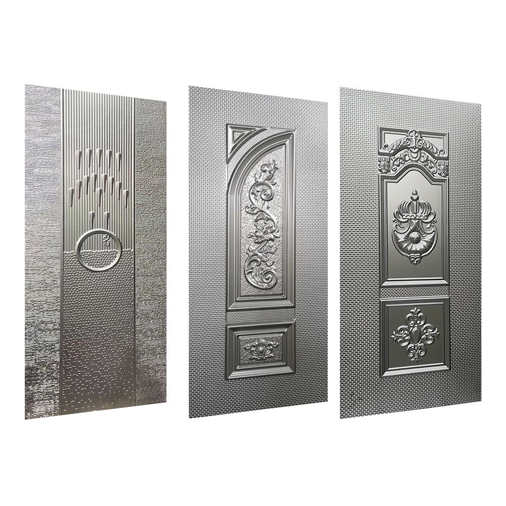 ABYAT Steel Door Skin Steel Panel Exterior Sheet Metal Stamping Punching Riveting Parts Electronic Hotel Door Plate