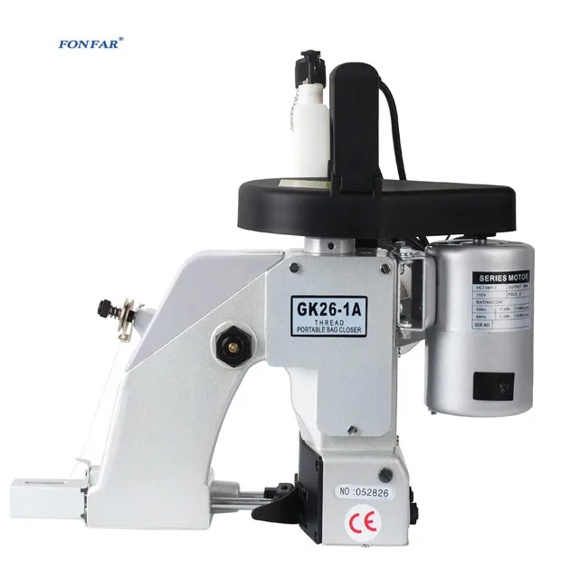 High Quality Electric Portable Handheld Bag Closer/ Industrial Sewing Machine Electronic Aluminum Electric Control 8mm 6.5