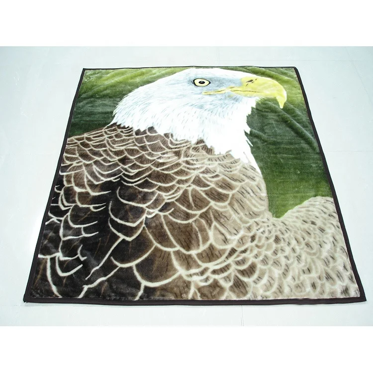 
Stock Wholesale 3d Animal Patterns Winter Warm Animal Printed Mink Blanket 