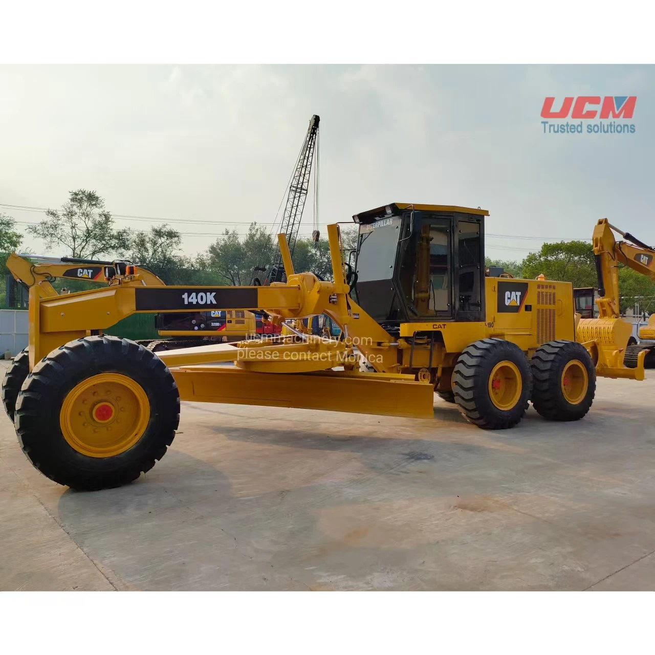 Используемый японский кошачий 140K 140h 140g 120H 12g автогрейдер 120h 12h 14g оригинальный Komat GD511 GD623 GD805