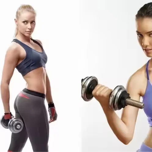 oem free weight fitness gym colored dumbbell 5kg 10kg  for gym weight loss women use