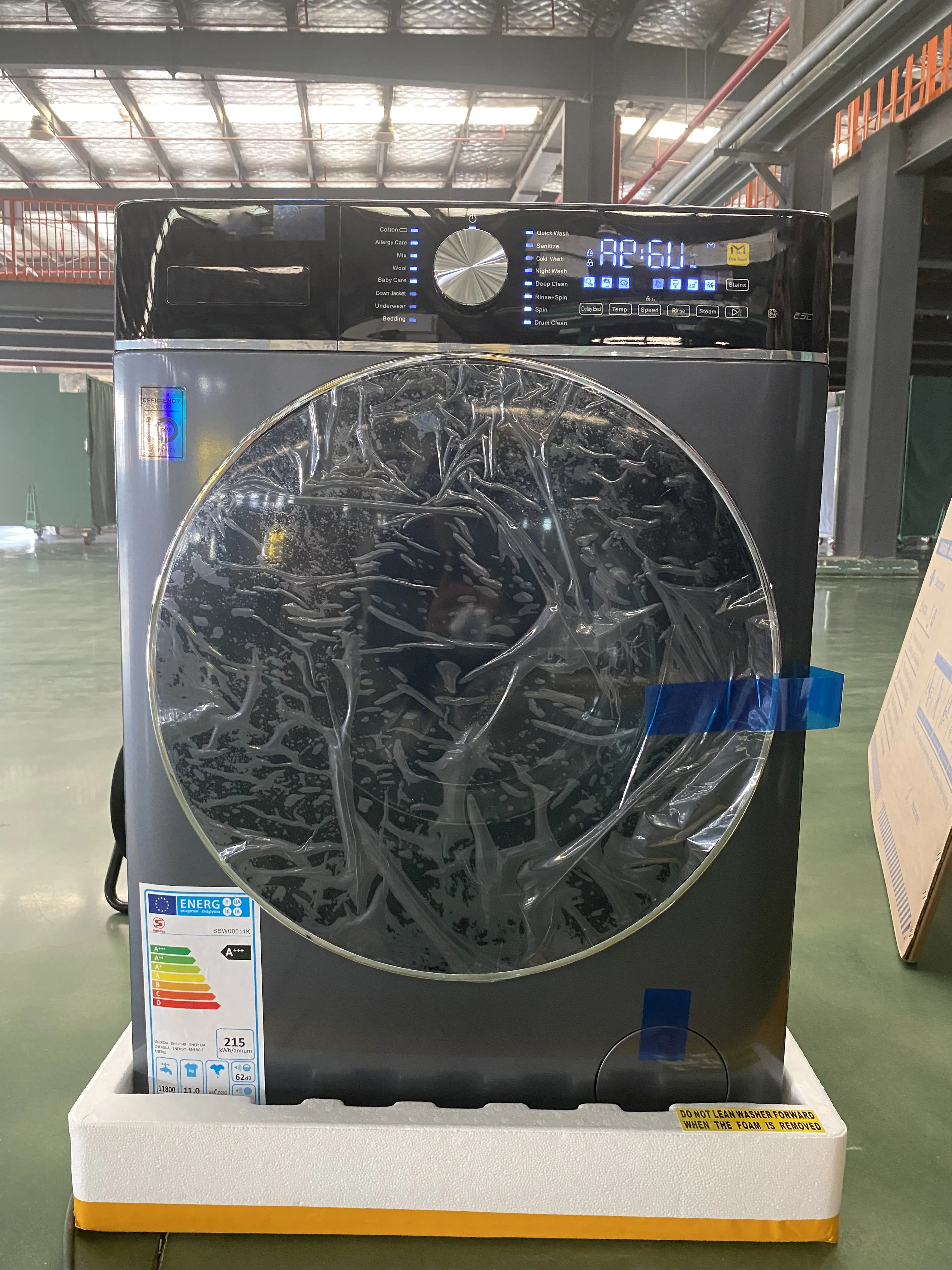 all-in-one washing/drying machine PCM Cabinet Material Front Cover Washing Machine with Dryer