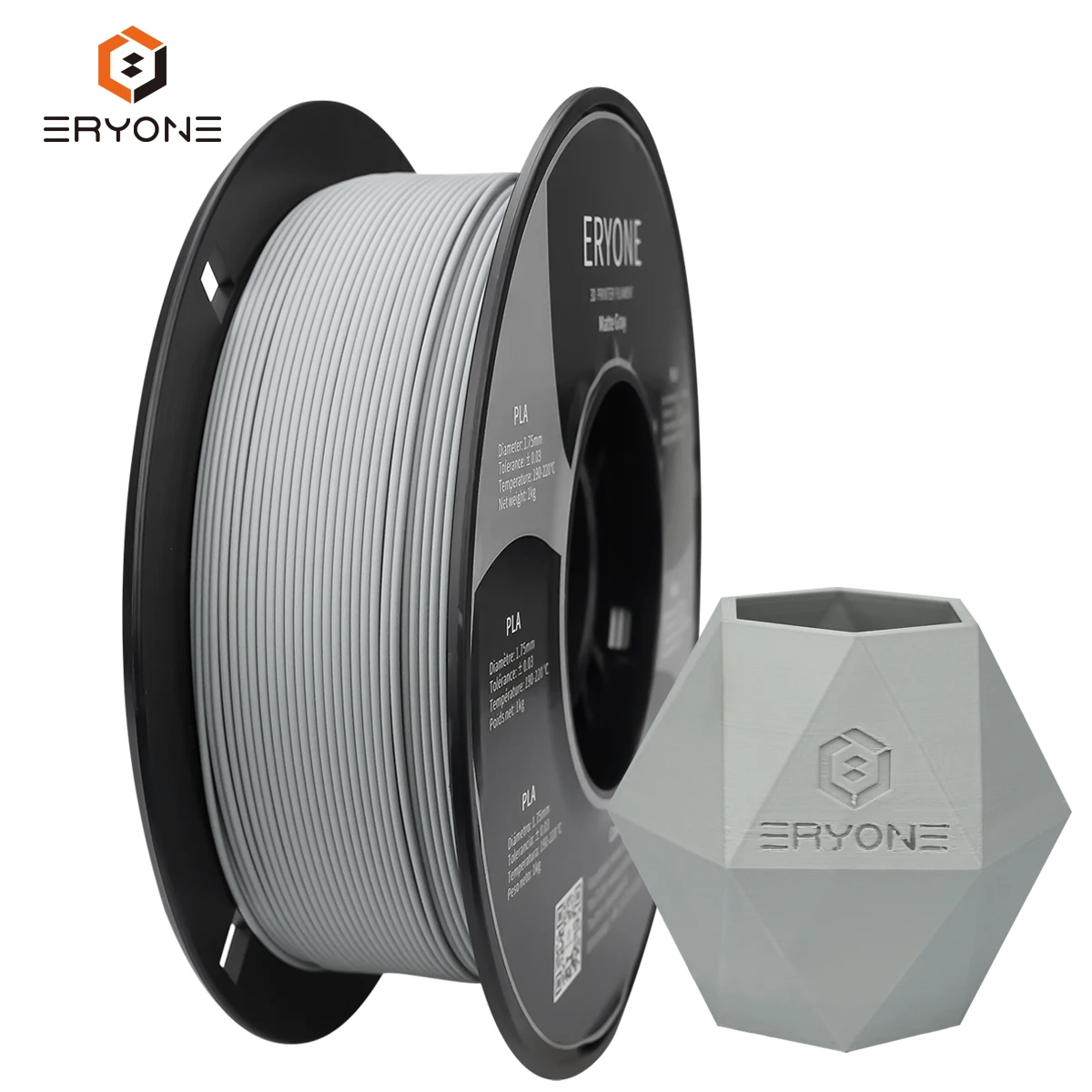ERYONE Polymaker 1.75mm Matte PLA Filament for 3D Printer