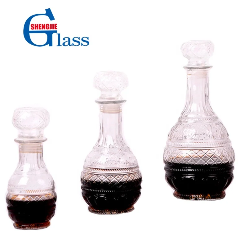 Manufacturer Selling Empty Wine Bottle Stopper Glass Wine Bottle Stopper