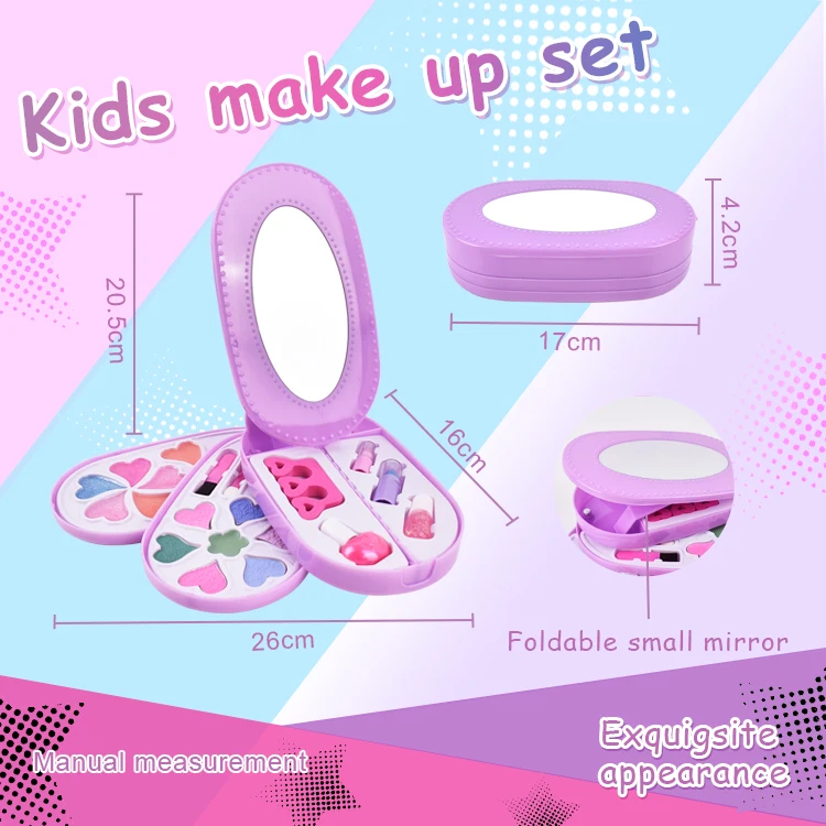 children cosmetic set for kids private label girls makeup box