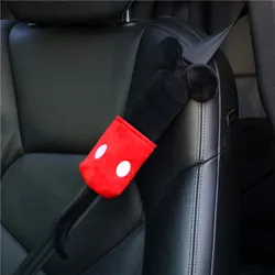 Cartoon Plush Car Sefety Seatbelt Covers Shoulder Protection Padding Accessories