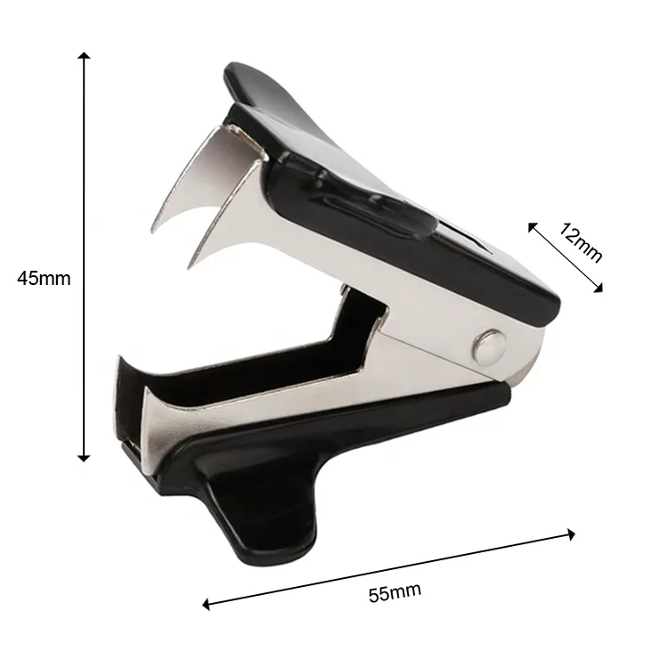Mini Staples Remover Comfortable Extra-wide Finger Grips Heavy Duty Portable Paper Staple Remover for Removing Standard Staples