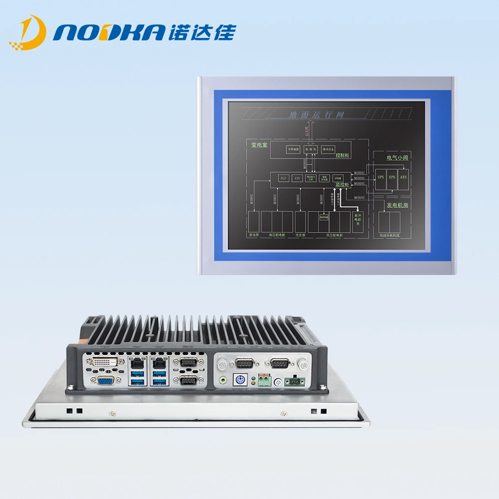 12 inch  i5 7200U fanless x86 single board computer touchscreen mini industrial pc