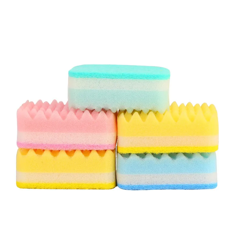 Factory Direct Double-Sided Kitchen Sponge Scrubber for Dishes Cleaning